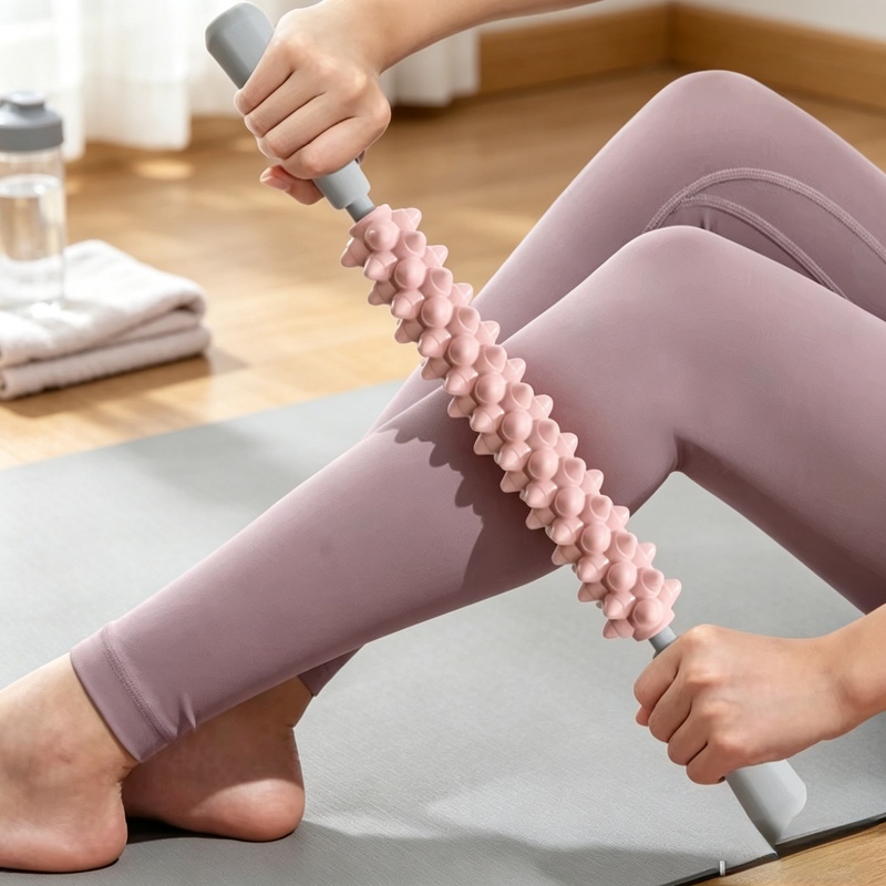 Alignment Stick Set - Yoga Deep Tissue Massage Roller Stick,