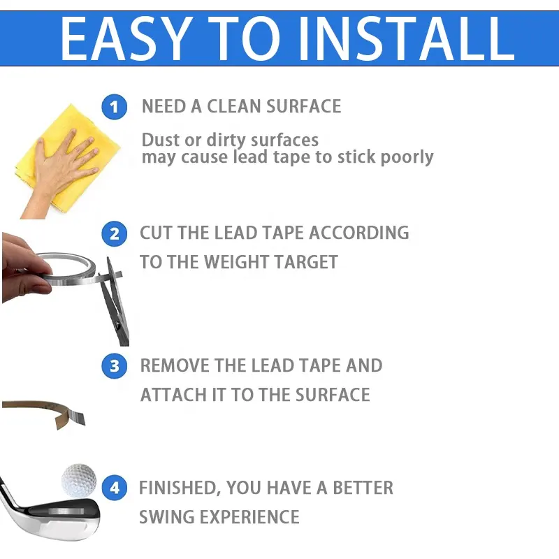Golf Weighted Lead Tape Golf U - огляд і ціна Golf Equipment Store