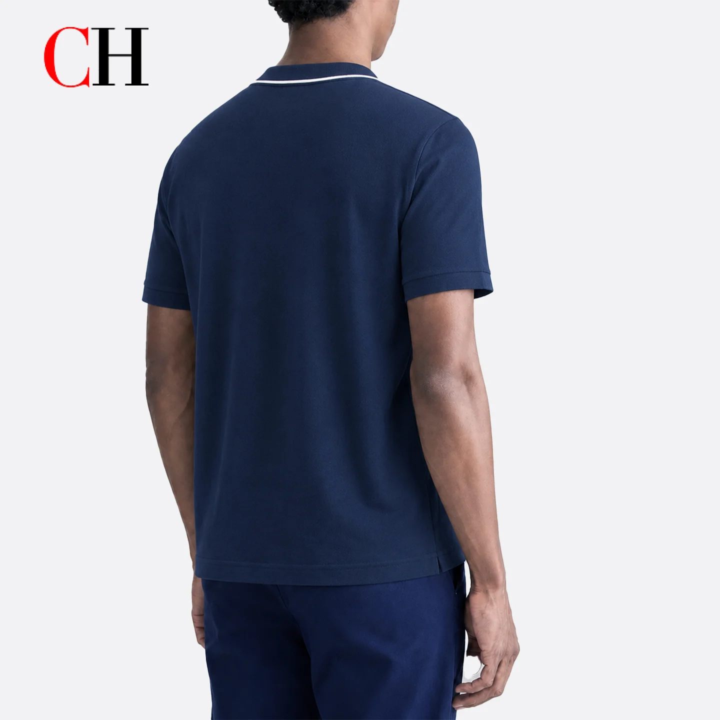 CH Men Single White Tipped Col - огляд і ціна Golf Equipment Logo